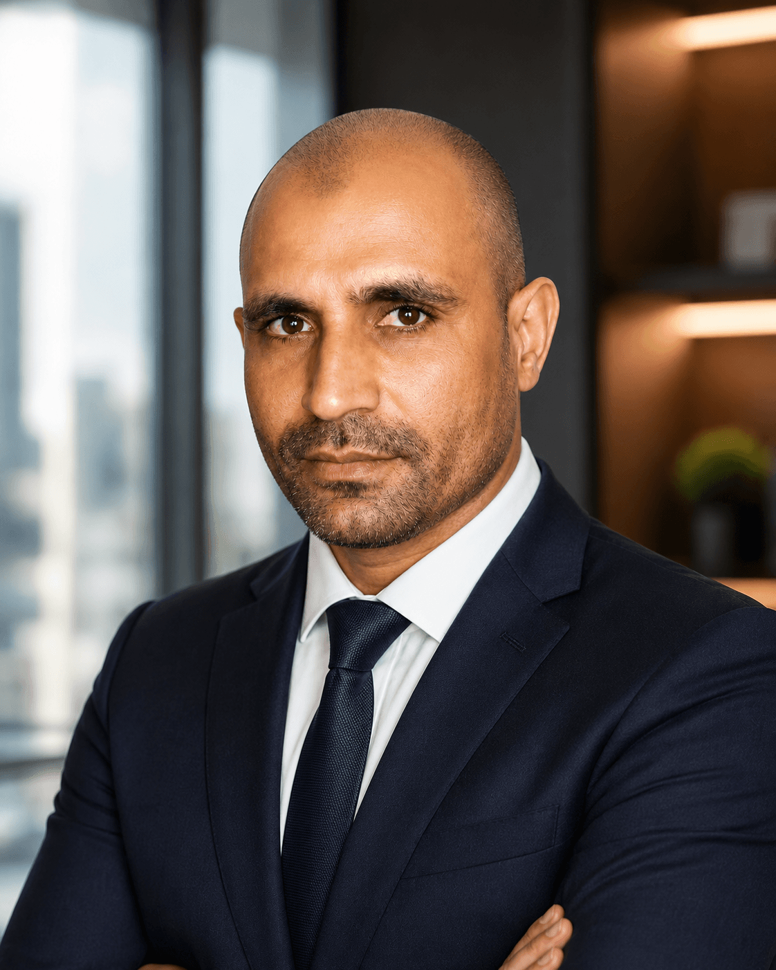 Portrait of Javed Iqbal, Chief Executive Officer of JUFAJA Constructions